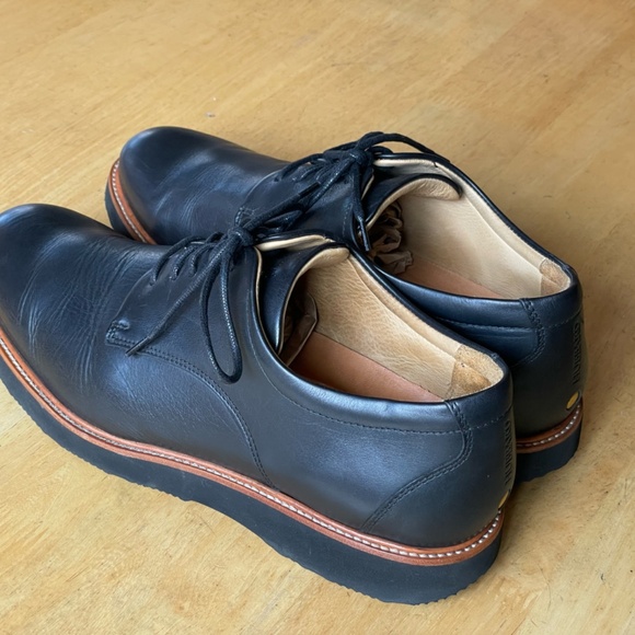 Men’s 10.5 M Samuel Hubbard Black Leather Founder Comfort Dress Shoe Vibram Sole - Picture 4 of 15